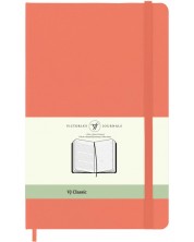 Тефтер Victoria's Journals Classic - Оранжев, твърда корица, 200 листа, А5