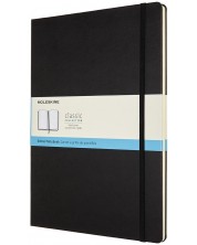 Тефтер с твърди корици Moleskine Classic Dotted формат А4 - Черен, страници на точки -1