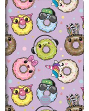 Тетрадка Cool Pack Happy Donuts - А5, широки редове, 60 листа -1