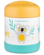Термоконтейнер за съхранение на храна Canpol babies - Exotic Animals, 300 ml -1