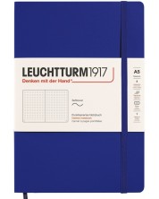 Тефтер Leuchtturm1917 New Colours - А5, на точки, Ink, меки корици -1