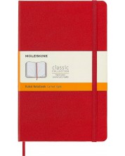 Тефтер с твърди корици Moleskine Classic Ruled - Червен