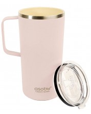 Термочаша Asobu Tower Mug - 600 ml, розова