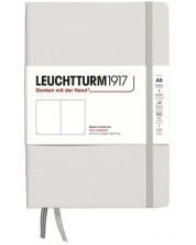 Тефтер Leuchtturm1917 Natural Colors - A5, сив, бели листове, твърди корици -1