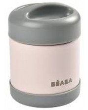 Термос за храна Beaba - Dark mist/Light pink, 300 ml -1