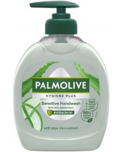 Palmolive Hygiene Plus Течен сапун, алое, помпа, 300 ml -1