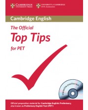 The Official Top Tips for PET Paperback with CD-ROM