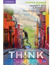 Think: Starter Student's Book and Workbook with Digital Pack Combo B British English (2nd edition)