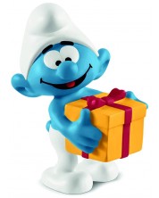 Фигурка Schleich The Smurfs - Смърф с подарък -1