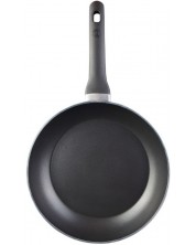 Тиган MasterChef - 800 ml, Ø24 x 44 cm, кован алуминий, черен -1