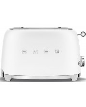 Тостер Smeg - TSF01WHMEU 50's Style, 950W, 6 степени, бял мат -1