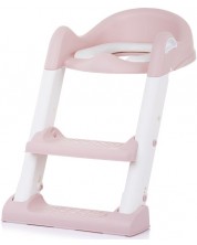 Тоалетна седалка със стълба Chipolino - Типи, розова -1