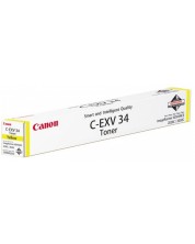 Тонер касета Canon - C-EXV 34, за imageRunner ADVANCE 2020C/2030C, жълта