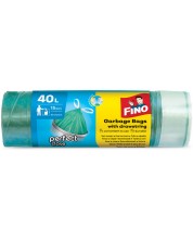 Торби за отпадъци Fino - Color, 40 L, 15 броя, сиви