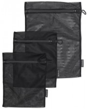 Торби за деликатно пране Brabantia - 3 броя, 2 размера, черни -1