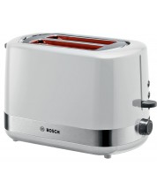 Тостер Bosch - TAT6A511, 800 W, 5 степени, бял