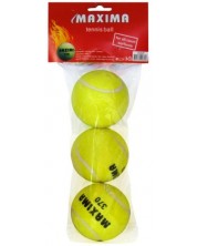 Топки за тенис на корт Maxima - 3 броя, жълти