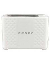 Тостер Beper - BT.100B, 750W, 6 степени, бял