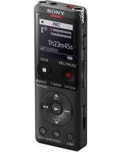 Цифров диктофон Sony - UX570, черен -1