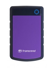 Твърд диск Transcend - StoreJet H3P, 4TB, външен, 2.5'', лилав