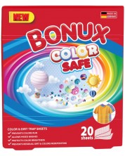 Цветоулавящи кърпички Bonux - Color Safe, 20 броя -1