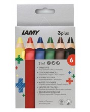 Цветни моливи Lamy 3plus - 6 броя -1