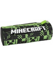 Цилиндричен несесер Panini Minecraft - Pixels Green