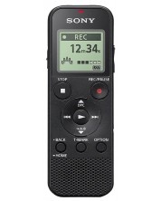 Цифров диктофон Sony - ICD-PX370, черен -1
