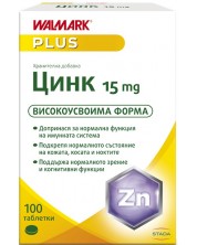 Цинк, 15 mg, 100 таблетки, Stada