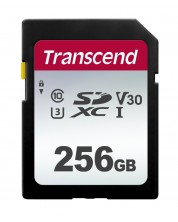 Карта памет Transcend - 256 GB, 300S 256GB SDXC Card UHS-I U3 Class 10 V30 -1