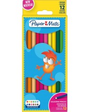 Цветни моливи Paper Mate Kids Colouring - 12 цвята -1