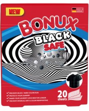 Цветоулавящи кърпички Bonux - Black Safe, 20 броя