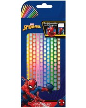 Цветни моливи Kids Licensing - Spiderman, 12 цвята -1