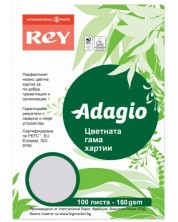 Цветен копирен картон Rey Adagio - Lavender A4, 160 g/m2, 100 листа -1