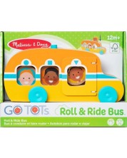 Цветен дървен автобус Melissa & Doug  -1