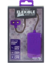 Цветна лампичка за книга IF - Flexible, лилава -1