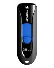 Флаш памет Transcend - Pen Drive, 256GB, USB 3.1, черна -1