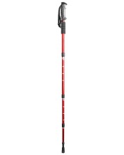 Туристическа телескопична щека Maxima - 65-135 cm, червена
