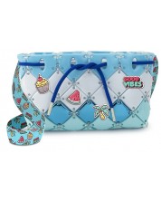 Творчески комплект Kidz World Studio Bags - Направи си сам парти чанта, синя -1