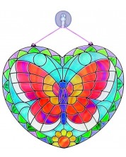 Творчески комплект Melissa & Doug - Стъклопис, пеперуда