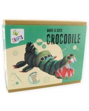 Творчески комплект Andreu toys - Крокодил от чорапче -1