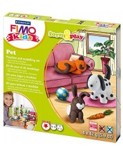 Комплект глина Staedtler Fimo Kids - 4 x 42g, Pet
