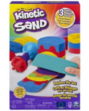 Творчески комплект с кинетичен пясък Kinetic Sand - Rainbow -1