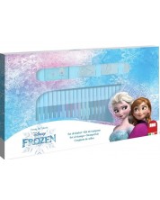 Творчески комплект Multiprint - Frozen, 3 печата и 36 флумастера