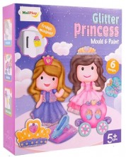 Творчески комплект MalPlay - Glitter Princess -1