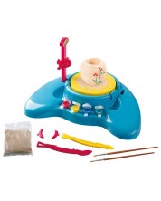 Творчески комплект PlayGo Junior Pottery - Грънчарско колело -1