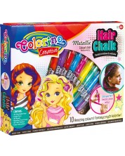 Творчески комплект Colorino Creative - Пастели и мъниста за коса -1