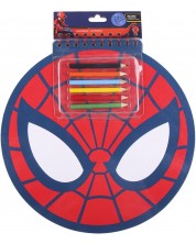 Книжка за оцветяване Cerda Spider-Man - С моливи и стикери