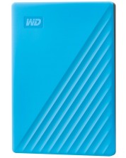 Твърд диск Western Digital - My Passport, 2TB, USB 3.2, син