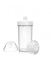 Бебешка чаша с накрайник Twistshake Kid Cup  - Бяла, 360 ml -1